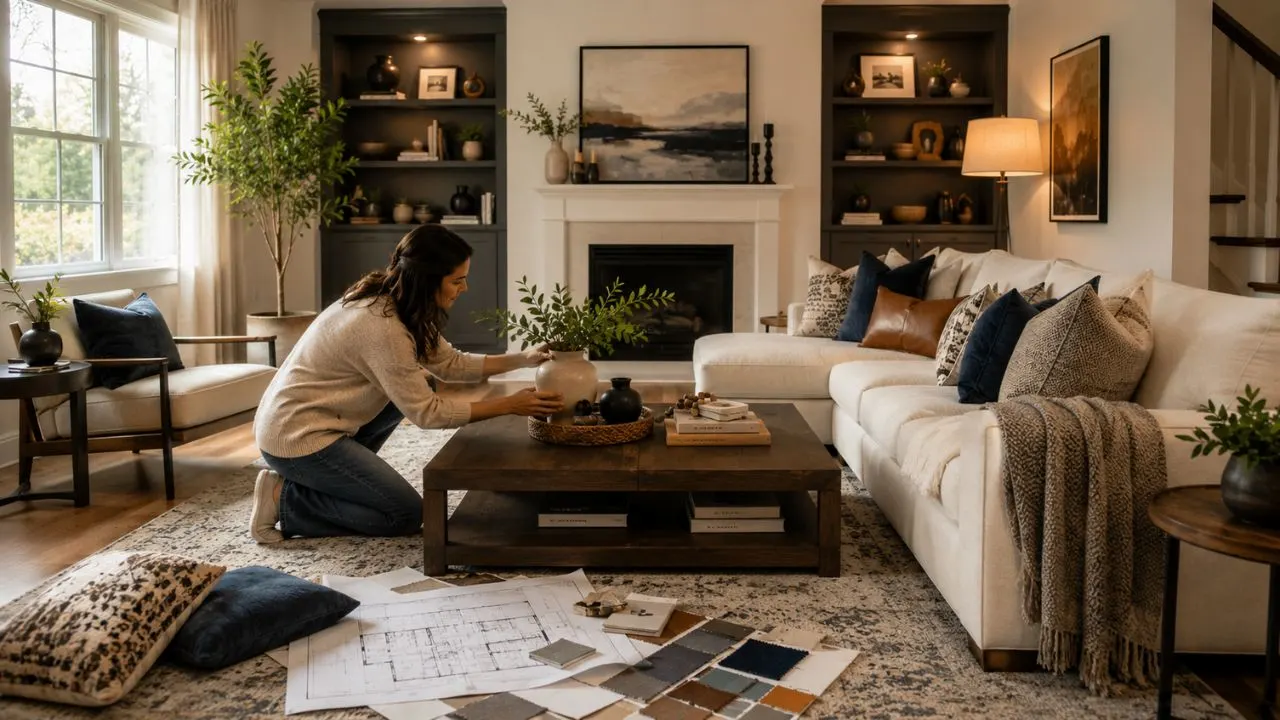 How to Decorate a Living Room from Start to Finish