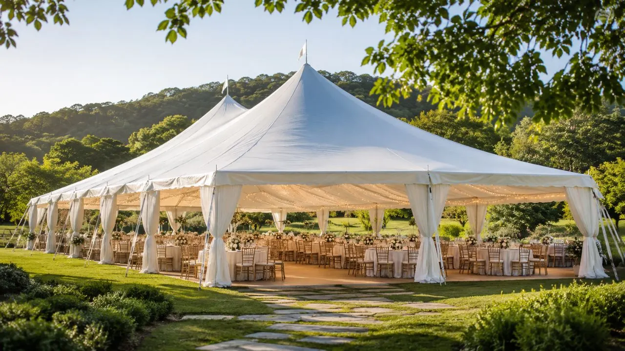 What is the Standard Tent Size for 100 Guests Event Planning​