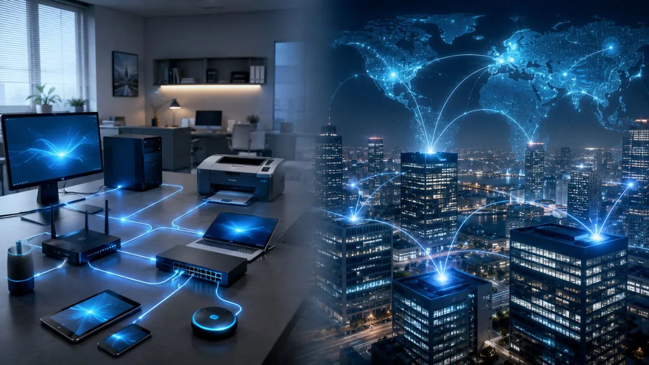 WAN vs LAN Key Differences, Examples and Uses