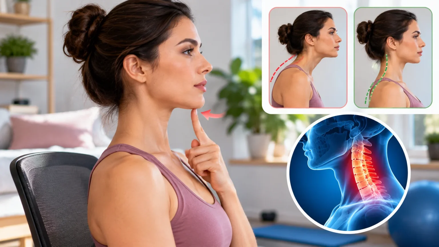 Do Chin Tucks Actually Work Benefits, Risks & Key Facts
